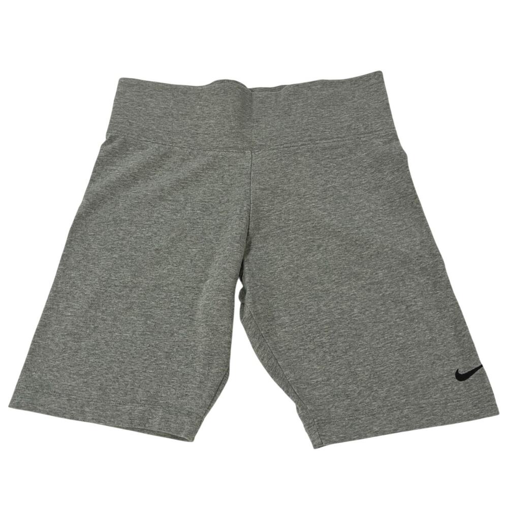 Nike Women’s High-Waisted Gray Biker Shorts 8” Size Large